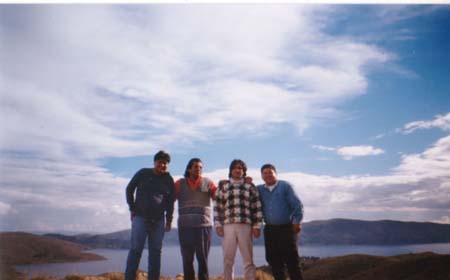 Bolivia junto al Malku Felipe Quispe Dr. Eduardo Nieva y Dr. H Chañi